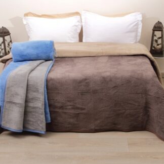 Κουβέρτα μονή δίχρωμη Polycotton VIOPROS