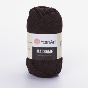 Νήμα πλεξίματος τσάντας Macrame 100% polyester 90gr Color-157 καφέ Yarn Art