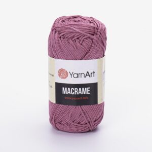 Νήμα πλεξίματος τσάντας Macrame 100% polyester 90gr  Color-141 σάπιο μήλο Yarn Art