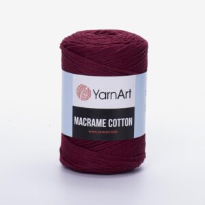 Νήμα πλεξίματος τσάντας Macrame 250gr Coloρ-781 μπορτό Yarn Art Macrame Cotton