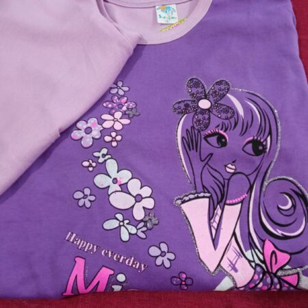 Πιτζάμα παιδική κορίτσι σχ Miss μωβ SERAFINO