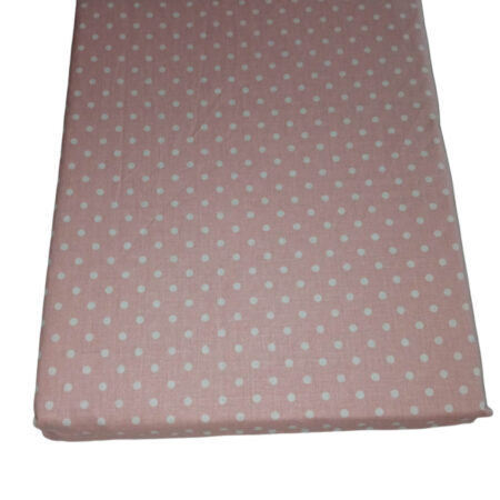 Σετ σεντόνια Bebe κούνιας 3τμχ βαμβάκι 120*160  ροζ Whitegg