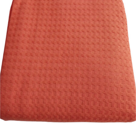 Κουβέρτα πικέ ημίδιπλη 160*220 βαμβάκι πορτοκαλί Whitegg