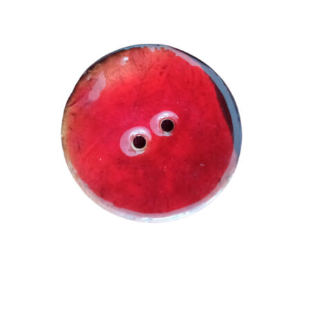 Kουμπιά ξύλινα σε σμάλτο κόκκινο 4cm