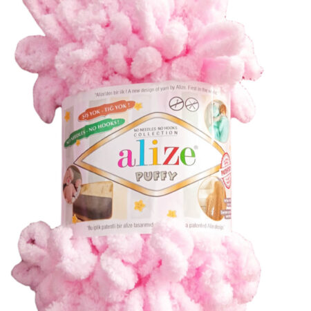 Νήμα πλεξίματος Pyffy 100g Color-31 ροζ Alize