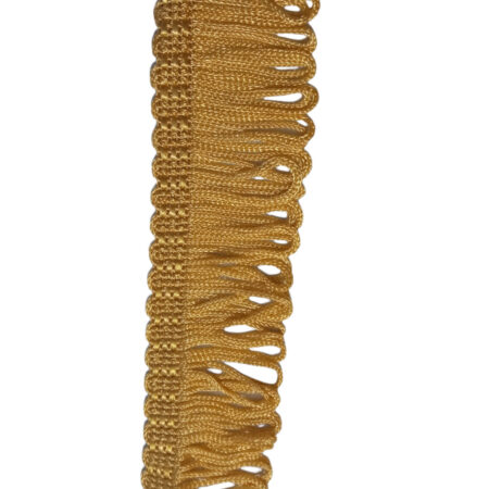 Διακοσμητική τρέσα με κρόσσια 4cm (μπεζ) με το μέτρο