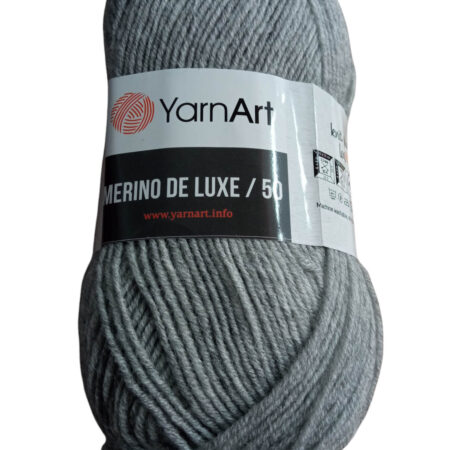 Νήμα πλεξίματος Merino De Luxe/50 γκρι (282) 100gr Yarn Art