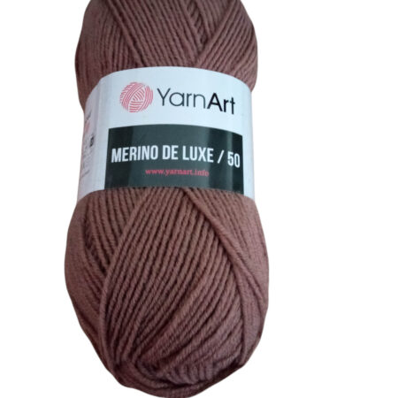 Νήμα πλεξίματος Merino De Luxe/50 καφέ (514) 100gr Yarn Art