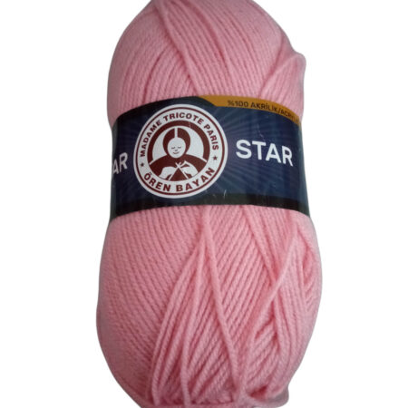 Νήμα πλεξίματος ακρυλικό 100gr Star ροζ (001) Madame-Tricote