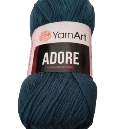 Νήμα πλεξίματος Anti Pilling akrylic Adore 100gr μπλε (348) Yarn Art