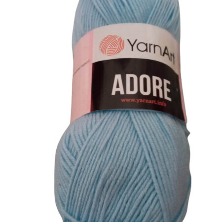 Νήμα πλεξίματος Anti pilling akrylic Adore 100gr γαλάζιο (340) Yarn Art