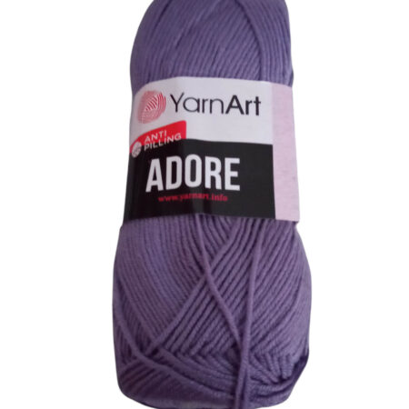 Νήμα πλεξίματος Anti Pilling akrylic Adore 100gr μωβ (345) Yarn Art