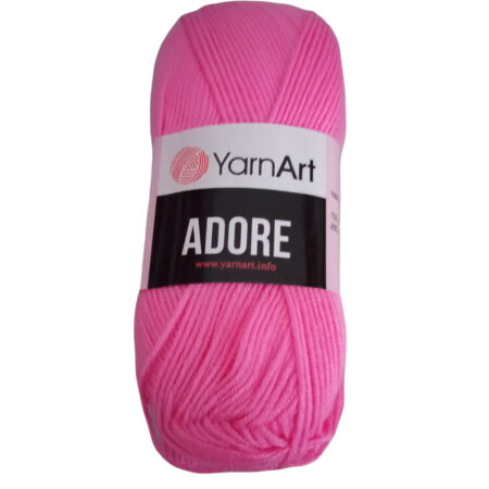 Νήμα πλεξίματος Anti Pilling akrylic Adore 100gr ροζ (339) Yarn Art