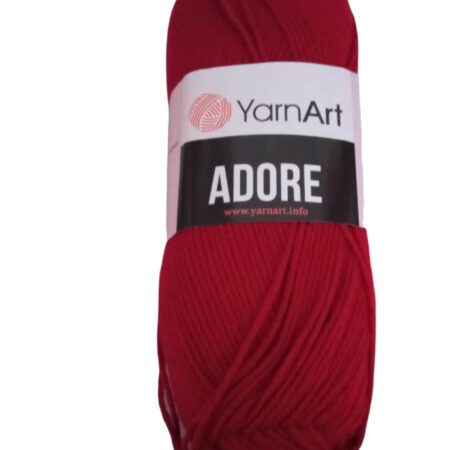 Νήμα πλεξίματος Anti Pilling akrylic Adore 100gr μπορντώ (352) Yarn Art