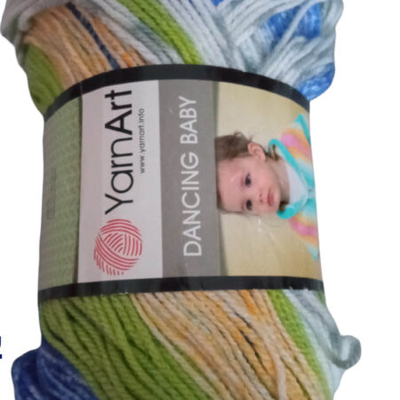 Νήμα πλεξίματος akrylic Dancing Baby 100gr πολύχρωμο (828) Yarn Art