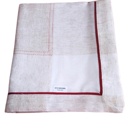 Τραπεζομάντηλο φαγητού λινό μπεζ 140*180