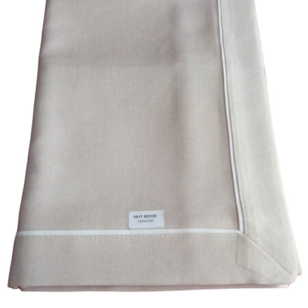 Τραπεζομάντηλο φαγητού λινό μπεζ 160*250