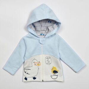 Ζακετάκι βρεφικό αγόρι γαλάζιο ΜΙ253 HASHTAG