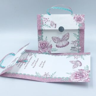 Newage 22b007 va Προσκλητήρια βάπτισης με πεταλούδα