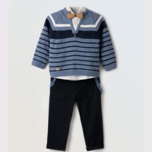 Σετ παιδικό αγορίστικο 4τμχ μπλε 3816 Hashtag