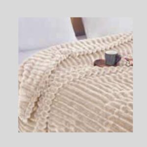 Κουβέρτα coral fleece μπεζ 220X240 Whitegg