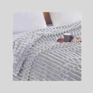 Κουβέρτα coral fleece γκρι 220X240 Whitegg