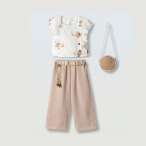 Παιδικό σετ παντελόνα 3 τμχ εκρού 266202 Ebita