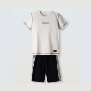 Παιδικό σετ σορτσάκι 2 τμχ γκρι 266738 Hashtag