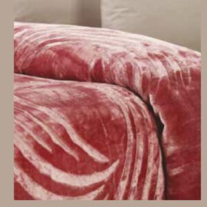 Κουβέρτα βελουτέ ημίδιπλη σάπιο μήλο SIDI